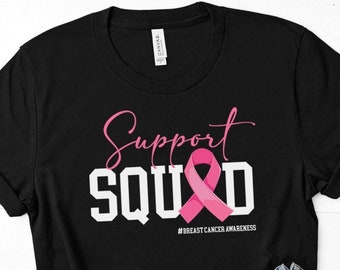 Cancer Squad T Shirt, Stronger Than Cancer, Cancer Survivor TShirt, Cancer Warrior T-Shirt, Breast Cancer Shirt, Cancer Tee Cancer Awareness