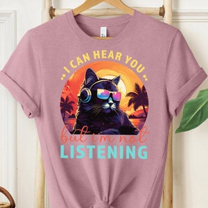 Hilarious Cat Vibes Tee: Ideal Present for Proud Cat Parents, Cat And Coffee T-Shirt, Cat Lover, Cat Owner Shirt, Gift For Cat Owner