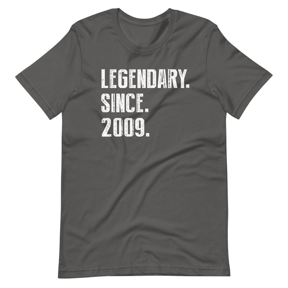 12th Birthday Shirt for Men Women Legendary Since 2009 | Etsy