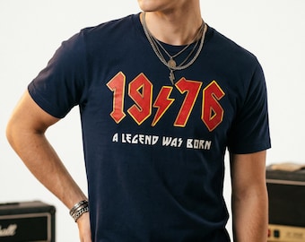 Vintage 1976 T-Shirt, 50th Birthday Gift for Women, 50th Birthday Shirt, 50th Birthday Party Shirt, 1976 Unisex Shirt