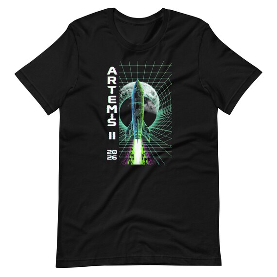 Artemis II 2026 Rocket Launch T-Shirt, Future Moon Mission Tee, Space Exploration Hoodie, Science Gift
