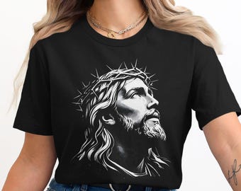 Jesus Shirt, Christian Shirt, Religious Shirt, Inspirational T-Shirt, Faith Based Clothing, Graphic Tee, Spiritual Apparel, Gift Shirt