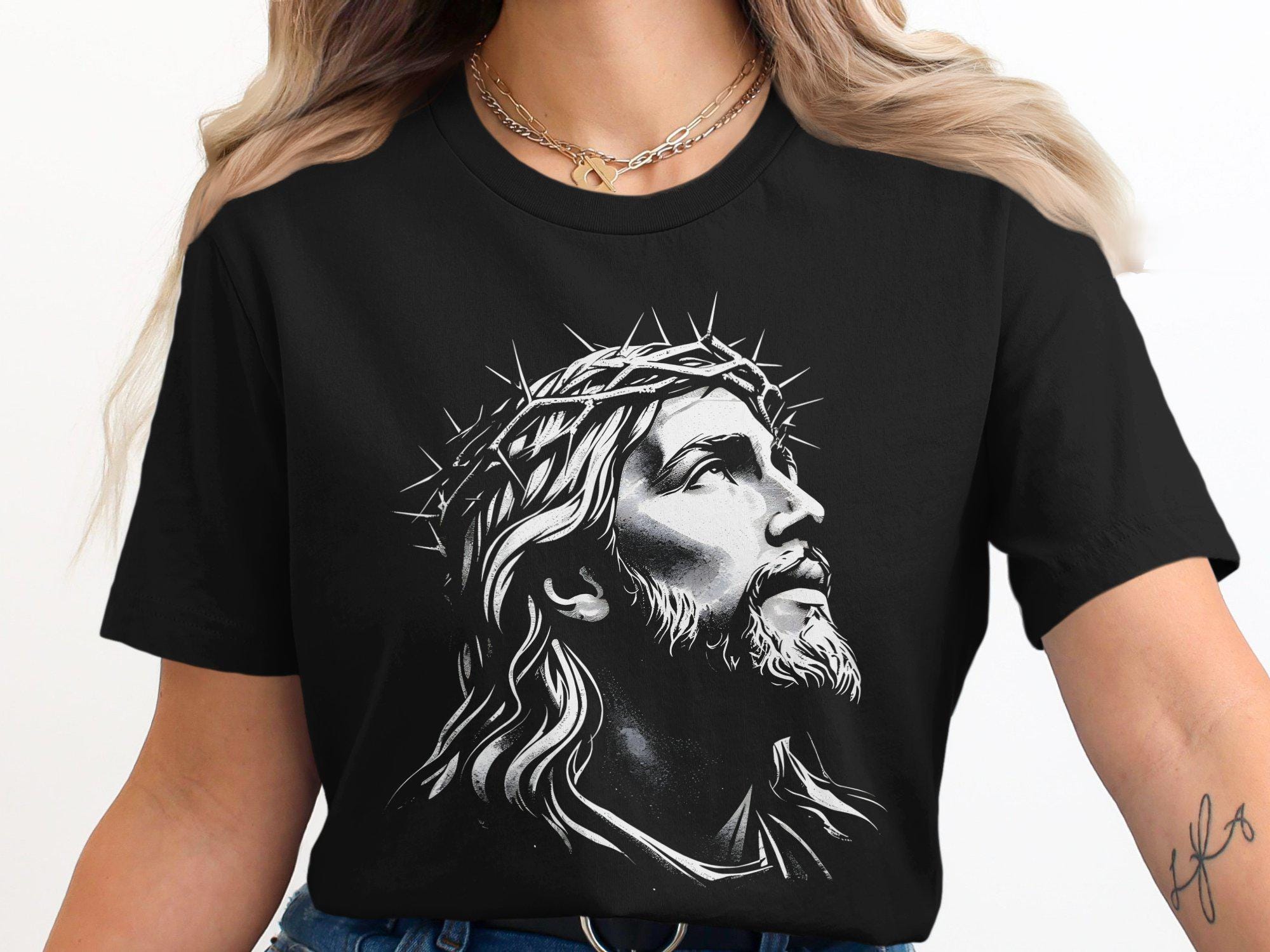 Jesus Shirt, Christian Shirt, Religious Shirt, Inspirational T-Shirt, Faith  Based Clothing, Graphic Tee, Spiritual Apparel, Gift Shirt, image size:2000x1500