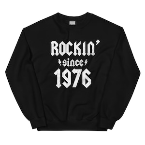 Rockin Since 1976, 50th Birthday Hard Rock Shirt, Vintage 1976 Birthday Shirt, 50th Birthday Shirts, 50th Birthday Gifts for Men and Women image 10