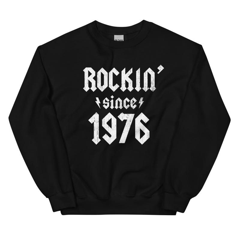 Rockin Since 1976, 50th Birthday Hard Rock Shirt, Vintage 1976 Birthday Shirt, 50th Birthday Shirts, 50th Birthday Gifts for Men and Women image 10