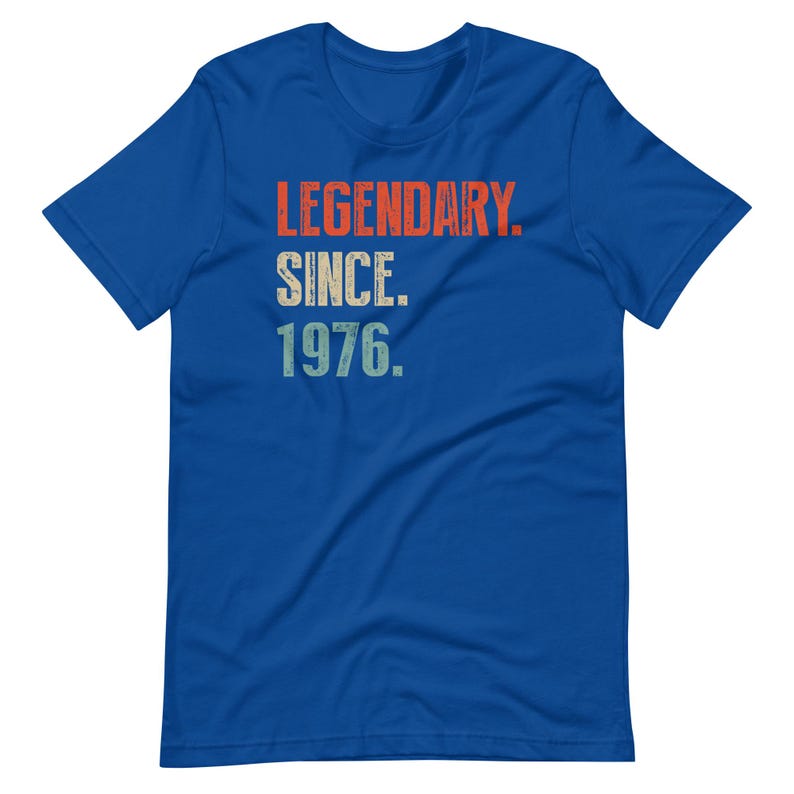 Legendary Since 1976 Shirt, 50th Birthday Gift, Hoodie/Sweatshirt, Born In 1976 Shirt, 50th tshirt, 1976 image 6