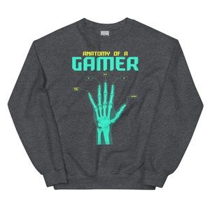 Anatomy Of A Gamer T-Shirt, Funny Gamer Hand T-Shirt, Sarcastic Anatomy Tee, Funny Tops, Gamer T-Shirt, Unisex Gamer Tee, Bones Hand T-Shirt image 9