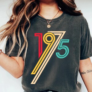 50th Birthday Gifts Shirt, Vintage 1975 Birthday Shirt, 50th Birthday Shirts, Classic 1975 Shirt, All Original Parts, Gifts for Him - Her