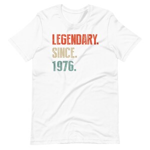 Legendary Since 1976 Shirt, 50th Birthday Gift, Hoodie/Sweatshirt, Born In 1976 Shirt, 50th tshirt, 1976 image 7