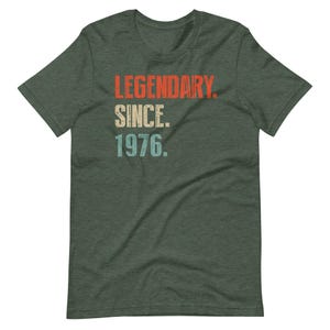 Legendary Since 1976 Shirt, 50th Birthday Gift, Hoodie/Sweatshirt, Born In 1976 Shirt, 50th tshirt, 1976 image 3