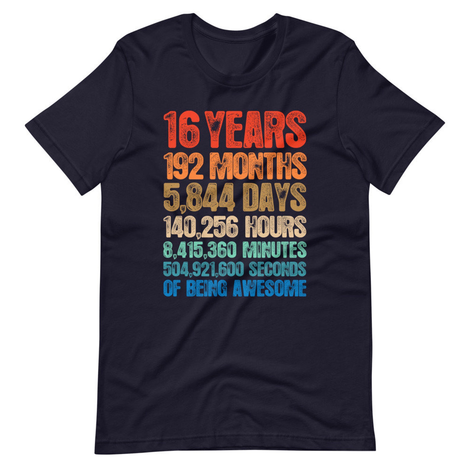 16th Birthday Shirt / Hoodie/ Sweatshirt Birthday Countdown / | Etsy