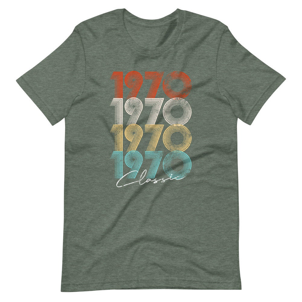 1970 Classic Shirt Hoodie Sweatshirt 50th Birthday Shirt | Etsy