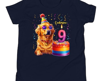Personalized Puppy Dog Birthday Toddler Shirt, Custom Let's Pawty Kids Shirt, Birthday Kids Gift, Pet Lover Kids Tee, Funny Dog Shirt