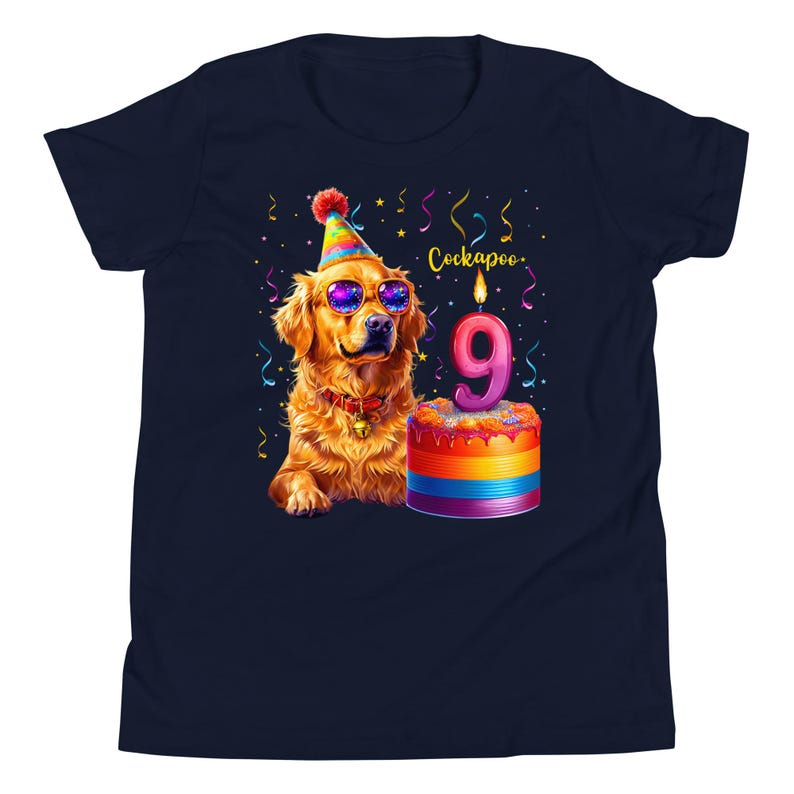 Personalized Puppy Dog Birthday Toddler Shirt, Custom Let's Pawty Kids Shirt, Birthday Kids Gift, Pet Lover Kids Tee, Funny Dog Shirt image 1