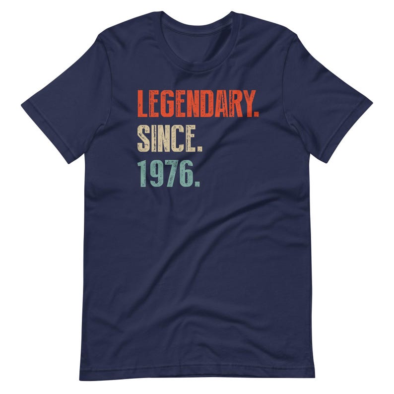 Legendary Since 1976 Shirt, 50th Birthday Gift, Hoodie/Sweatshirt, Born In 1976 Shirt, 50th tshirt, 1976 image 5
