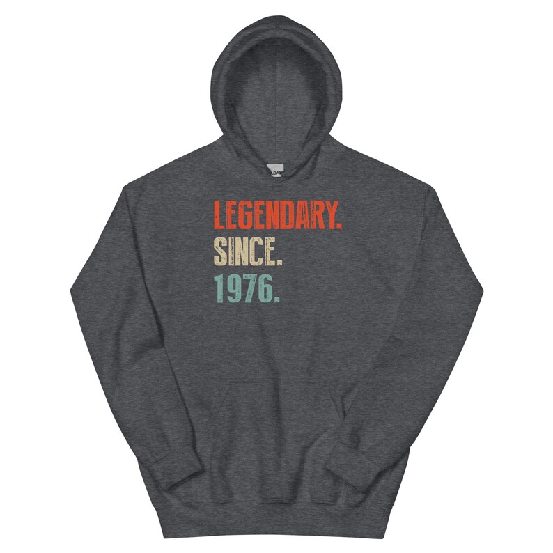 Legendary Since 1976 Shirt, 50th Birthday Gift, Hoodie/Sweatshirt, Born In 1976 Shirt, 50th tshirt, 1976 image 9