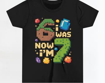 Maglietta per bambini Six Seven Game, divertente maglietta da gamer 6 7, maglietta di compleanno Pixel Block, regalo meme 67, felpa divertente per bambini gamer, maglietta Game 67