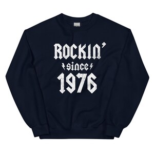 Rockin Since 1976, 50th Birthday Hard Rock Shirt, Vintage 1976 Birthday Shirt, 50th Birthday Shirts, 50th Birthday Gifts for Men and Women image 11