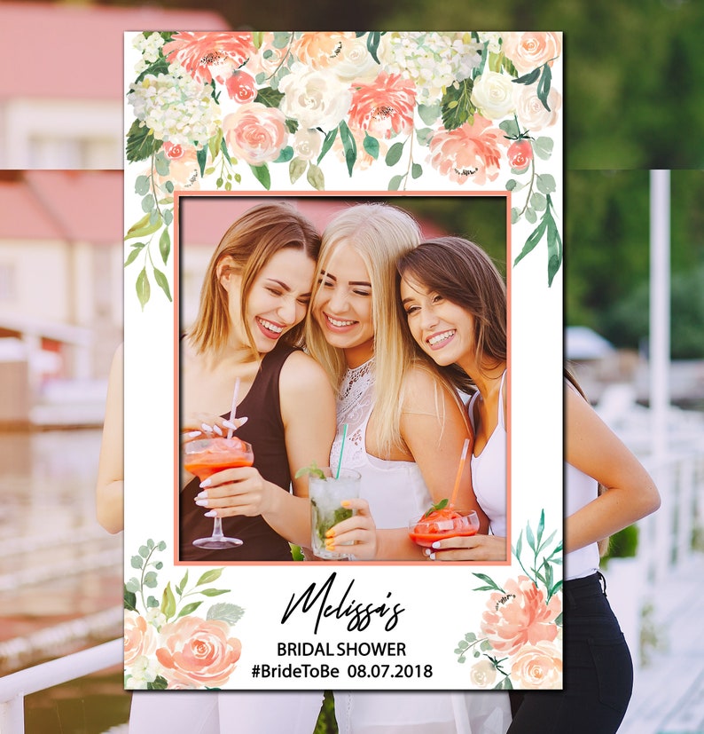Bridal Shower Photo Booth Frame Selfie Wedding Image 0