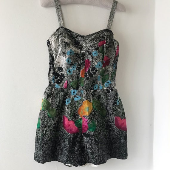 1950s hawaiian romper playsuit