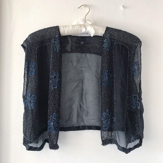 1920s Beaded Waistcoat Top