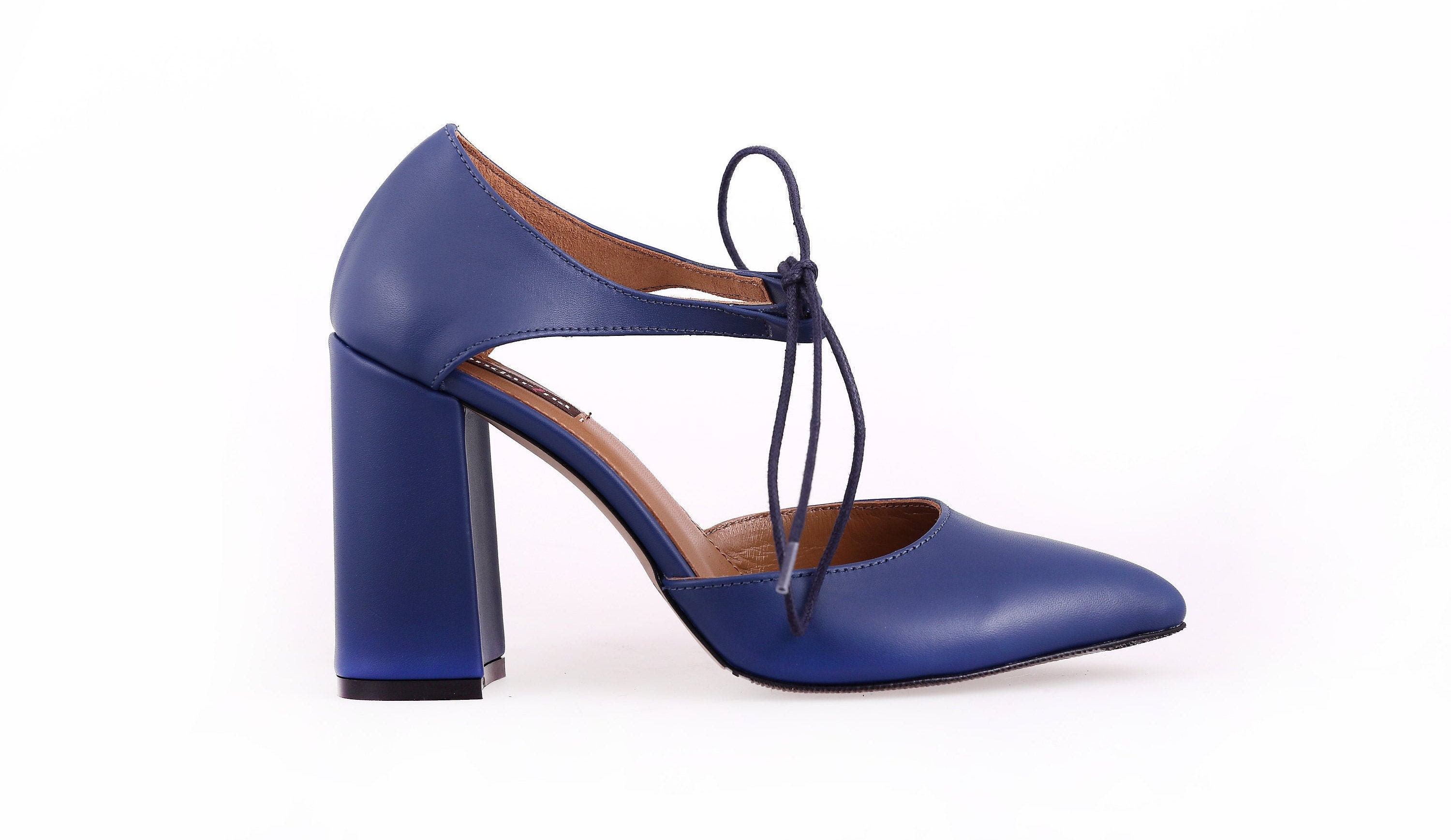 Blue wedding shoes for bride block heel bridal shoes glitter | Etsy