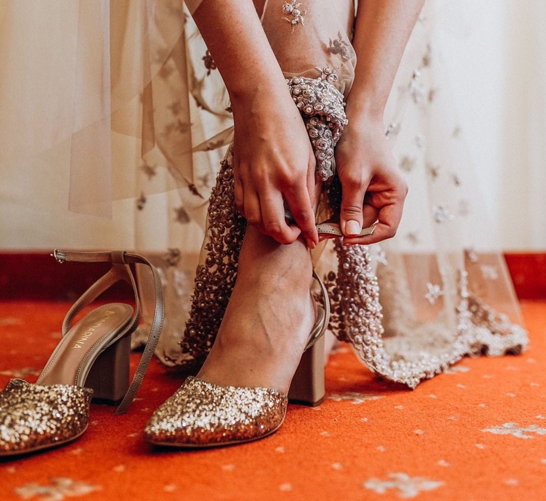 Glitter Bridal Shoes - Etsy