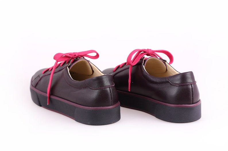 Urban Sneackers nude sneackers Women Sneackers platform sneackers tie sneackers women shoes Wine red sneackers Summer Shoes flat