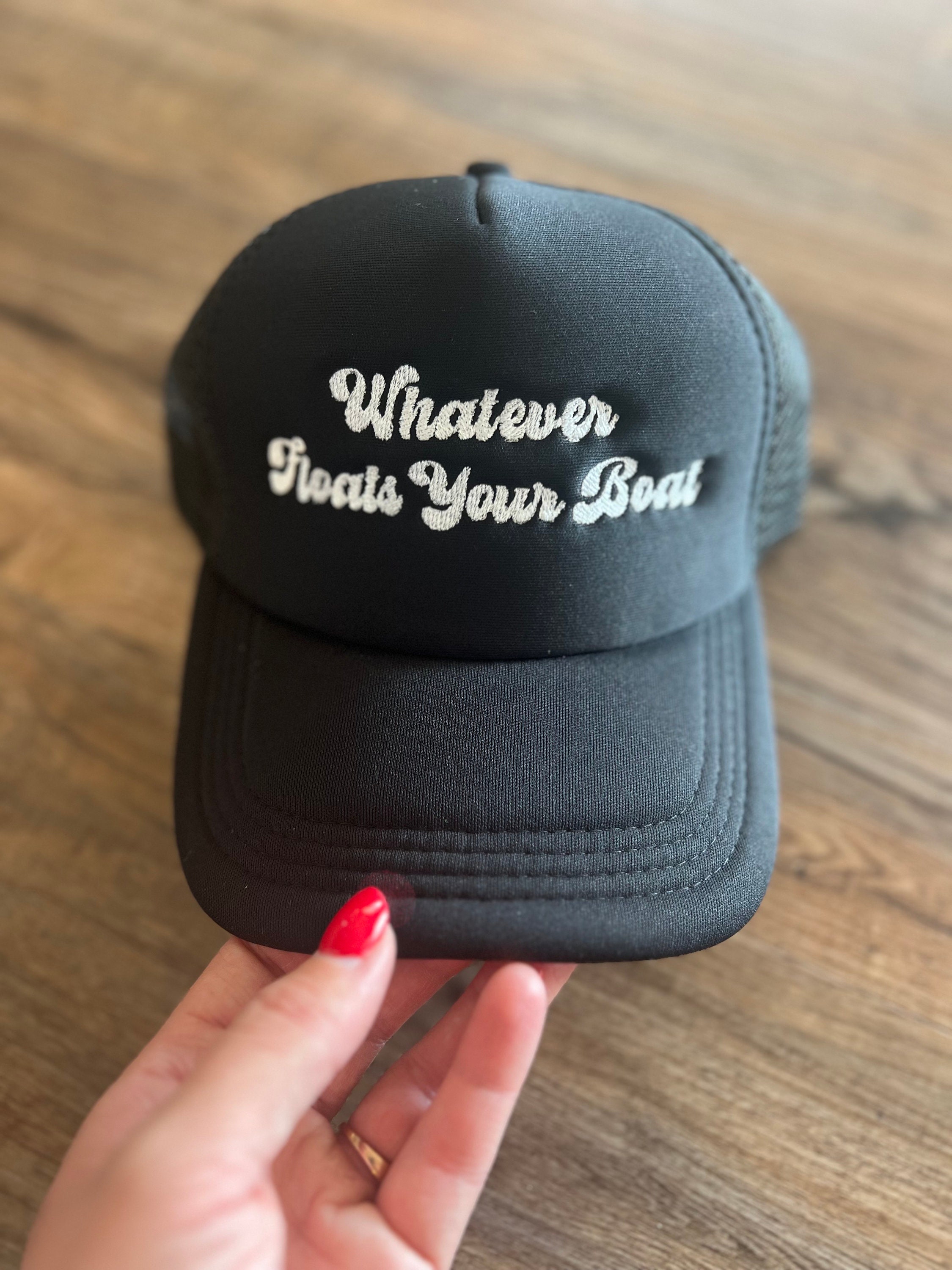 Whatever Floats Your Boat Foam Trucker Hat, Embroidered Hat  display picture 2