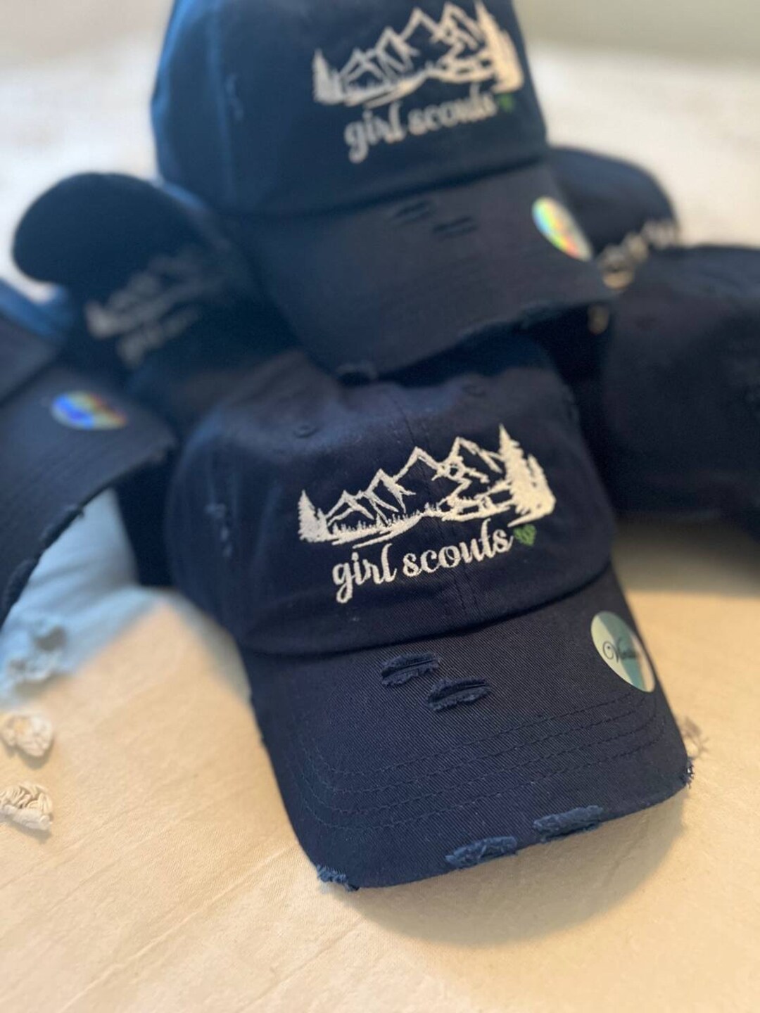 Embroidered Girl Scout Hats Mountain Hat Girl Scout Troop Etsy