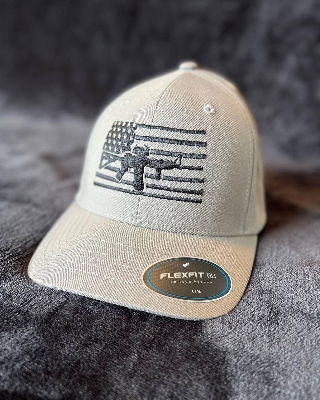 Fathers Birthday Flag Flex American Mens Embroidered, Hat Gift, Ar-15, - Fit Mens Ar-15, Machine Flex Day Etsy Hat, Nu, Fit Grey Mens Hats, Gift,