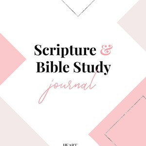 Bible Study Journal, Printable, Christian Planner, Christian Journal, Scripture Study Journal, Scripture, Printable Insert, Bible Journal, image 3