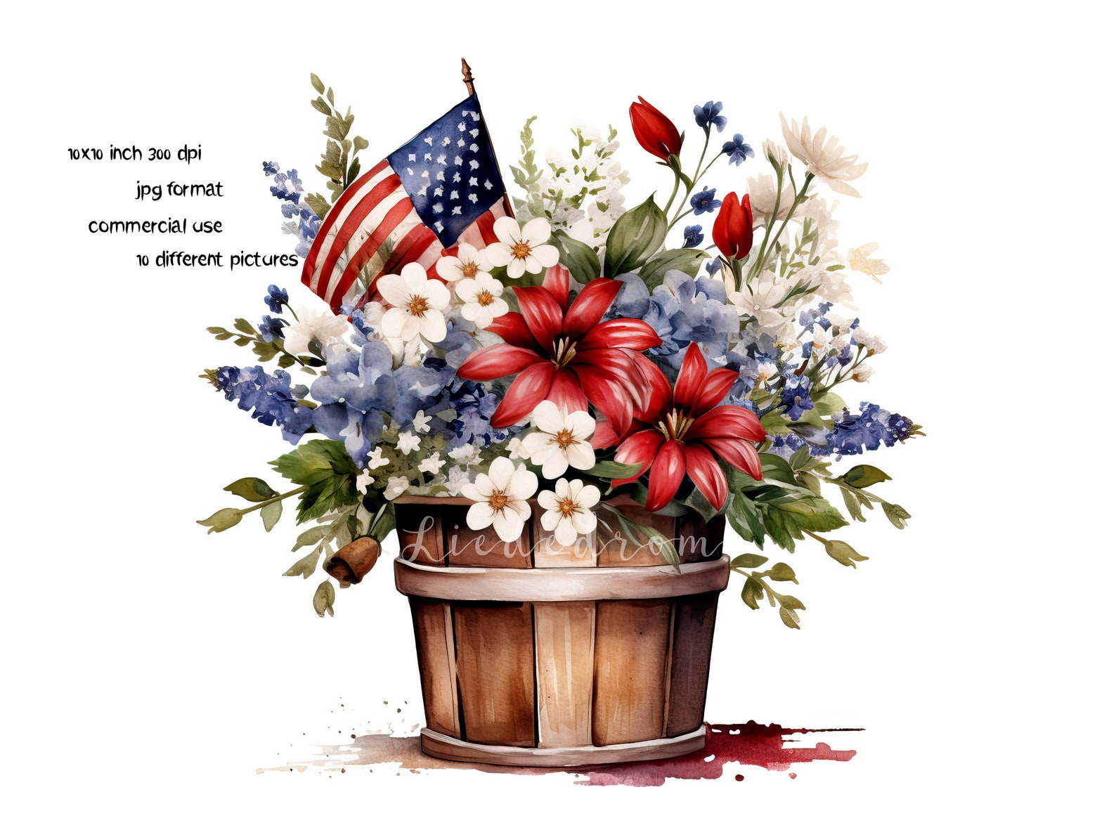 4th of july flower seed mix
