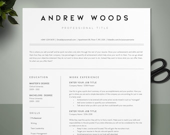 Modèle de CV minimaliste, modèle de CV, CV professionnel, CV exécutif, CV marketing, CV de développeur de logiciels, CV informatique numérique