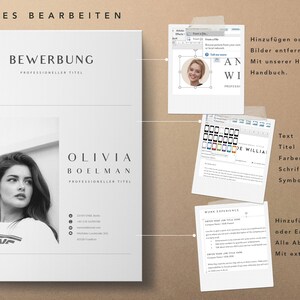 Lebenslauf Vorlage, Bewerbungsvorlagen, Deckblatt, Curriculum Vitae German, Ausbildung, Tabellarischer Lebenslauf Ebook, Application Temp image 8