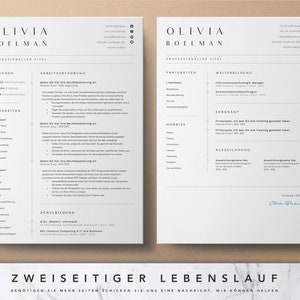 Lebenslauf Vorlage, Bewerbungsvorlagen, Deckblatt, Curriculum Vitae German, Ausbildung, Tabellarischer Lebenslauf Ebook, Application Temp image 3