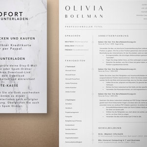 Lebenslauf Vorlage, Bewerbungsvorlagen, Deckblatt, Curriculum Vitae German, Ausbildung, Tabellarischer Lebenslauf Ebook, Application Temp image 10