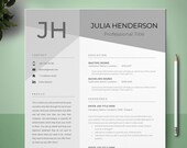 Curriculum Vitae, CV Template, 2 Page Resume, Reference Template, Cover Letter Template, Modern Resume Template, Work Resume, Modern Resume