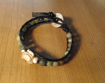 Wrap it with Turtle and Green beads