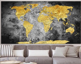world map etsy