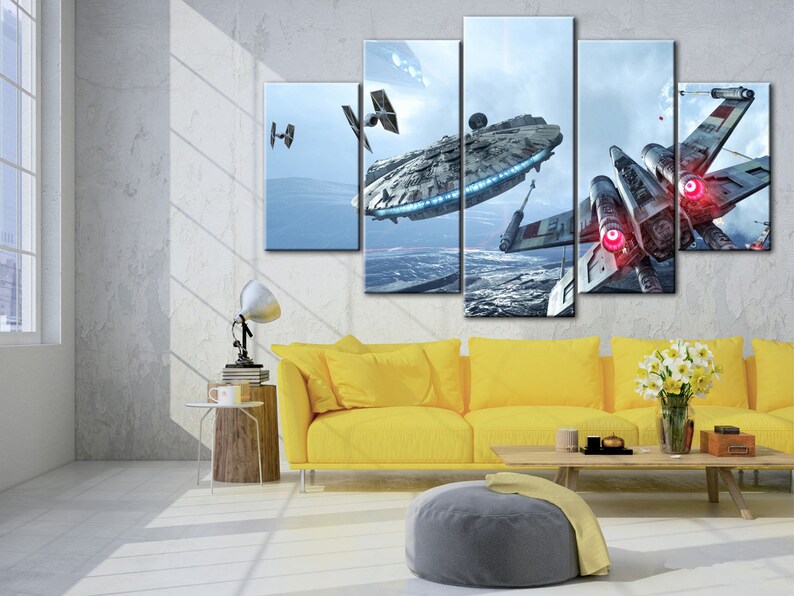 Star Wars Print X Wing Large Canvas Art Poster