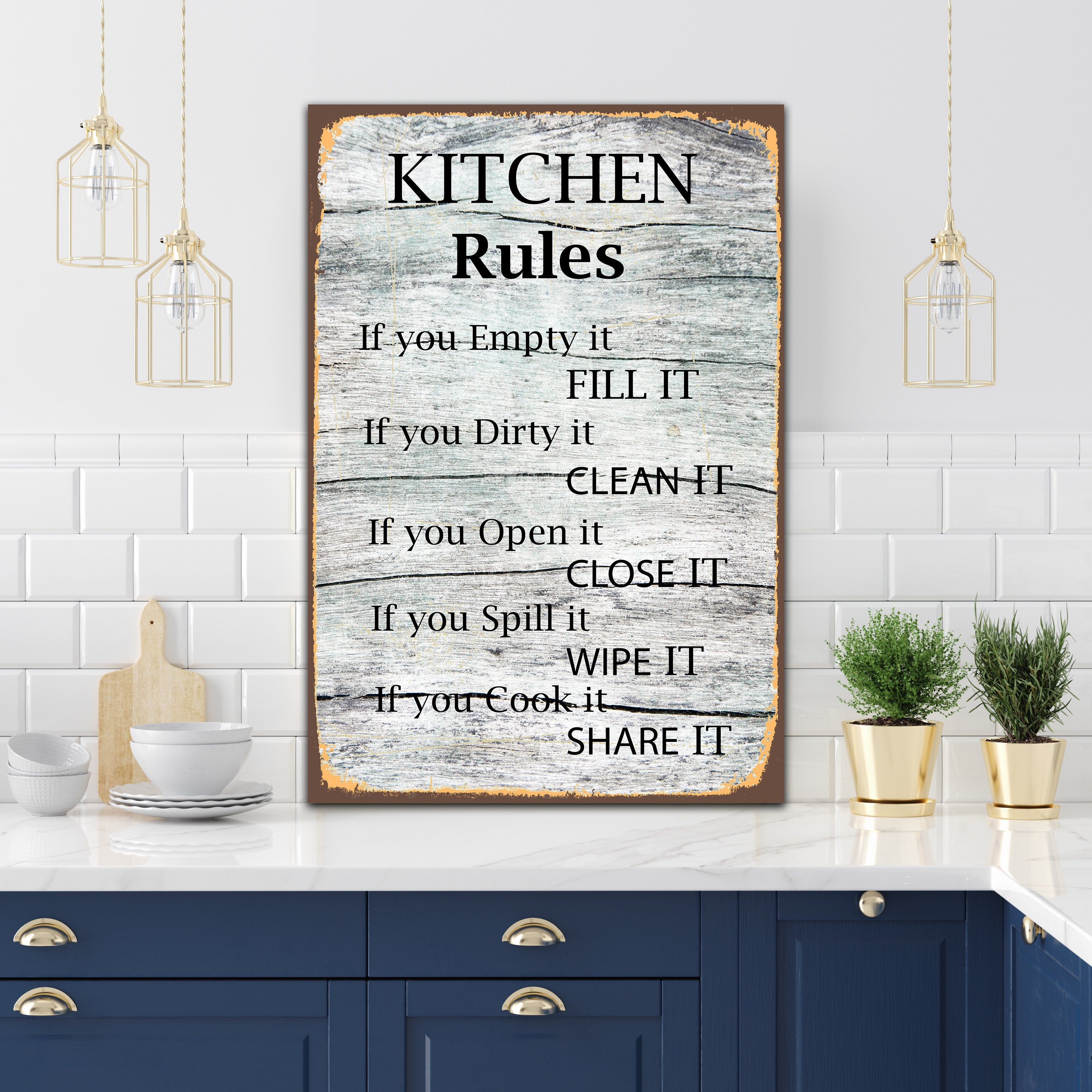 Kitchen Wall - Etsy