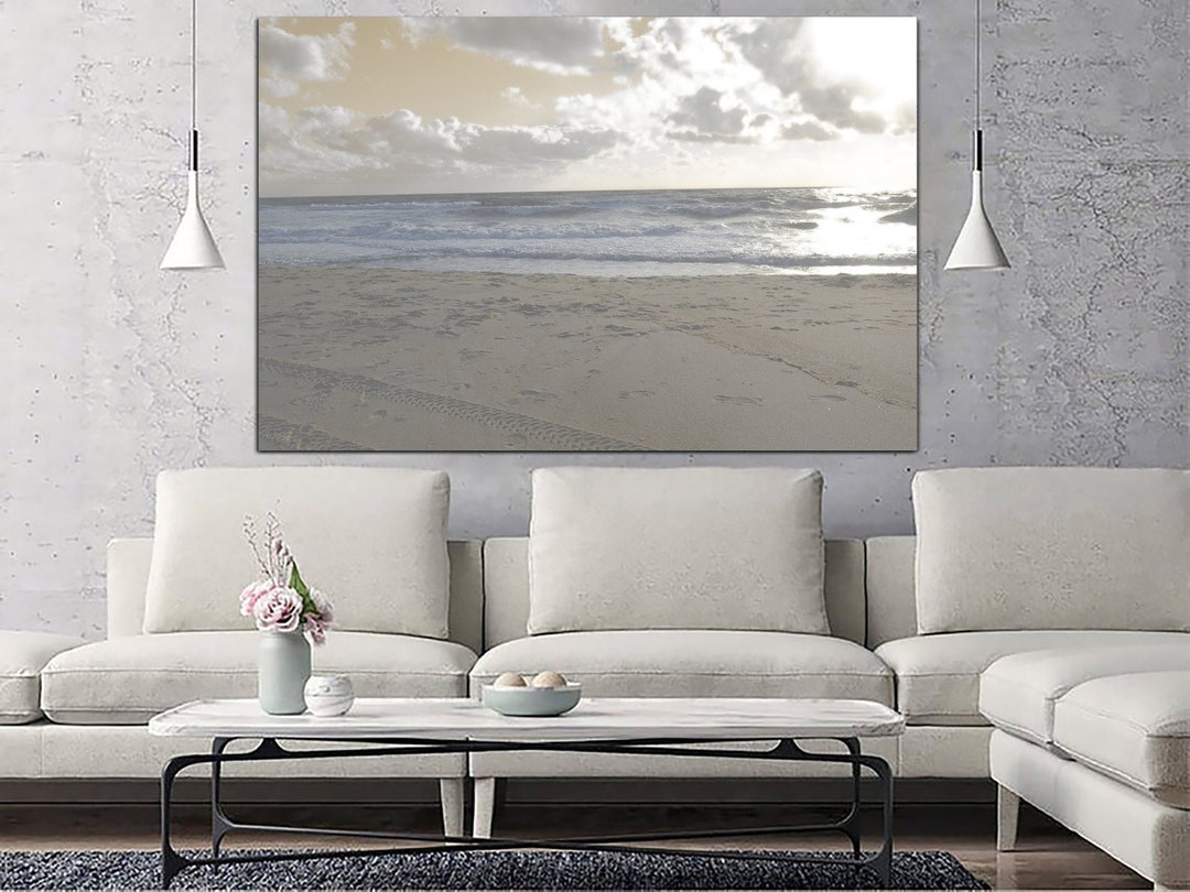 Ocean Beach Wall Decor Sunset Wall Art Tropical Art Sunrise Canvas Art ...
