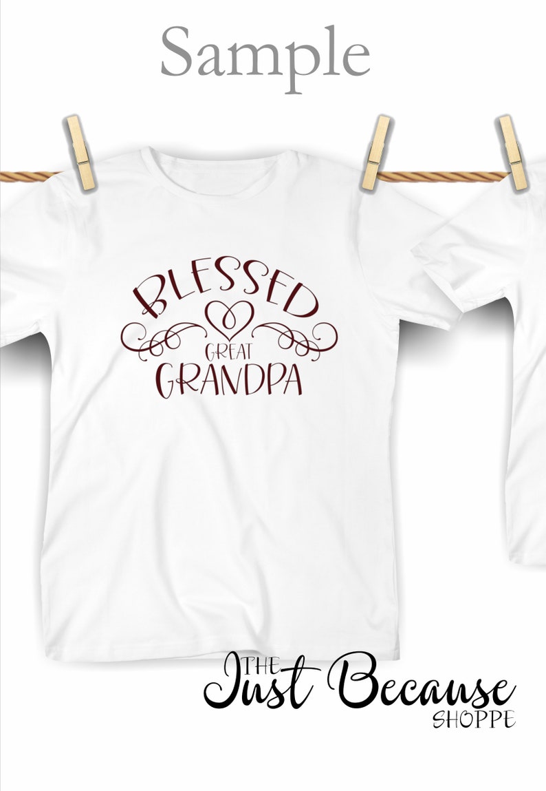 Download Blessed Great Grandpa SVG Cut File 0058 | Etsy