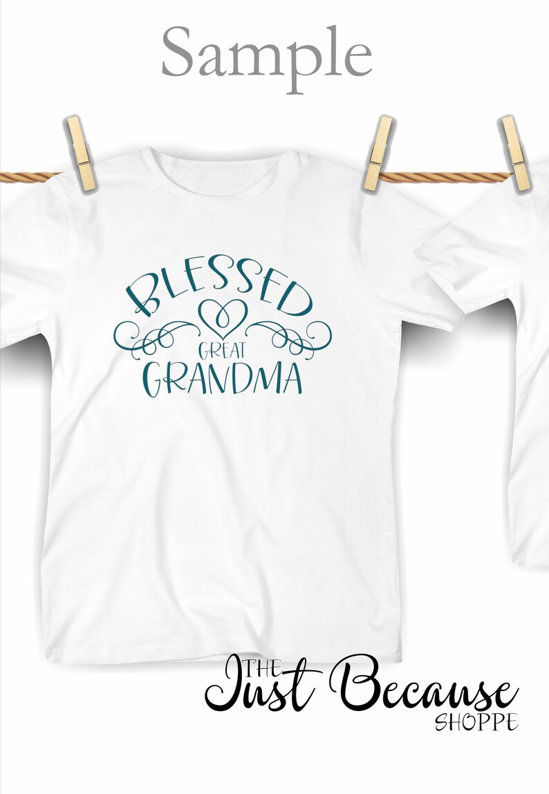 Download Blessed Great Grandma SVG Cut File 0057 | Etsy