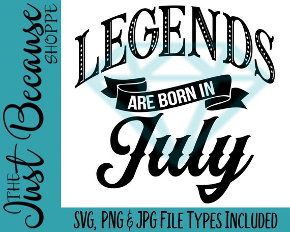 Free Free Legends Are Born In Svg