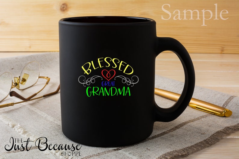 Download Blessed Great Grandma SVG Cut File 0057 | Etsy