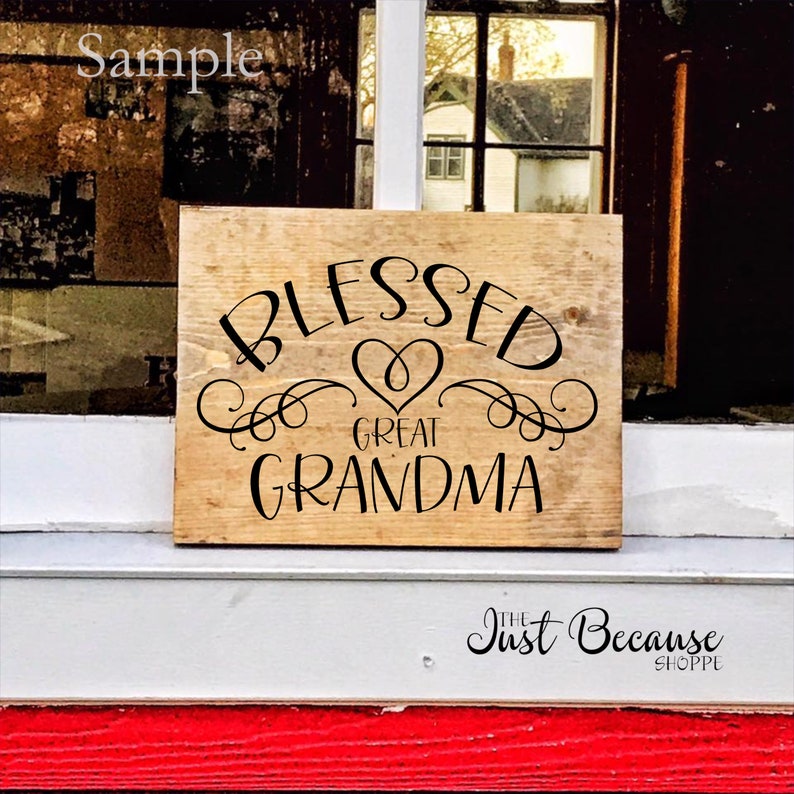 Download Blessed Great Grandma SVG Cut File 0057 | Etsy