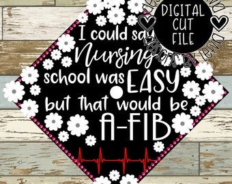 Nursing Grad Cap Etsy