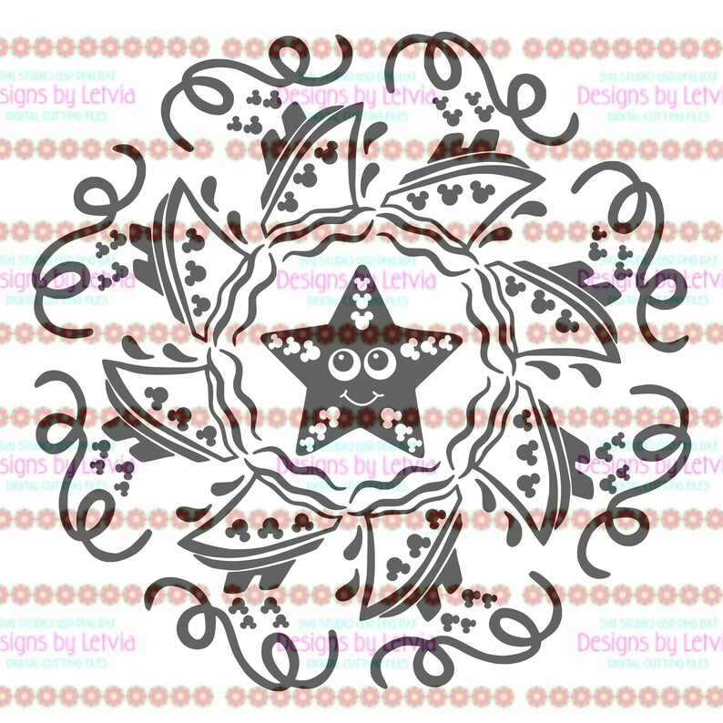 Download Disney Cruise Mandala SVG Digital Cut File | Etsy